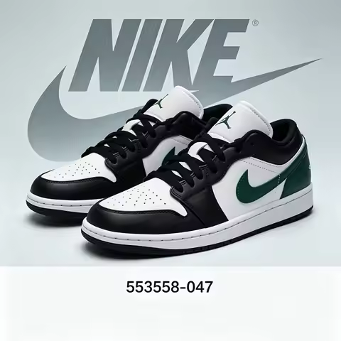 Nike Official Authentic Men's Shoes - Autumn AJ1 Low-top Breathable Sports and Leisure Sneakers 5535