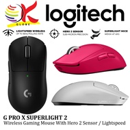 LOGITECH G PRO X SUPERLIGHT 2 WIRELESS GAMING MOUSE LIGHTSPEED / HERO 2 SENSOR / 5 BUTTONS / LIGHTFO