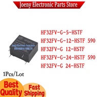 5PCS HF32FV-G-5-HSTF HF32FV-G-12-HSTF HF32FV-G 12-HSTF HF32FV-G-24-HSTF HF32FV-G 24-HSTF Power relay
