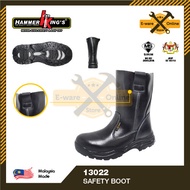 Hammer Kings 13022 Safety Shoe  Hammer King Safety Boot  Boots for Men  Black Hammer Safety Shoes  S