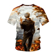 2024 Summer New Hot Fashion Jujutsu Kaisen T-Shirt 3D Printed Men's T-shirt Large Size Loose Comfortable Breathable Top 6xl