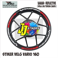 Honda Vario 160 cc Reflective Rim Sticker