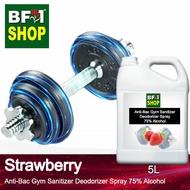 🧼🏋️  (ABGSD) Strawberry Anti Bacterial Gym Sanitizer Deodorizer Spray - 75% Alcohol - 5L Dumbbell bench ⭐⭐⭐⭐⭐