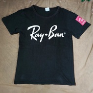 Pating Printil Kaos Ray Ban Second Original - M