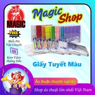 Magic Snow Confetti Paper 4 Colors, White Snow Confetti Paper