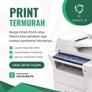JASA PRINT TAJAM / CETAK BUKU TERMURAH A4/A5/B5/F4
