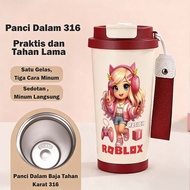 Roblox Tumbler stainless 316 500ML aesthetic tumbler viral tumbler/ coffee cup tumbler heat and cold
