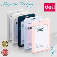 Deli PZ30 Vertical Name Badge and Lanyard (54x86mm)