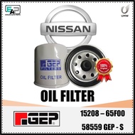 UMW GEP Oil Filter OEM 58559 GEP - S(15208 – 65F00) for Nissan Cars Sentra N16/ Cefiro A33/ X-trail 