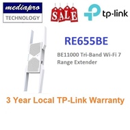 TP-LINK RE655BE BE11000 Tri-Band Wi-Fi 7 Range Extender or Access Point with 2.5G Port, Support Easy