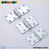 APPORTUNIA Flat Open, Heavy Duty Steel No Slotted Door Hinge, Practical Interior Soft Close Connector Close Hinges Furniture Hardware Fittings