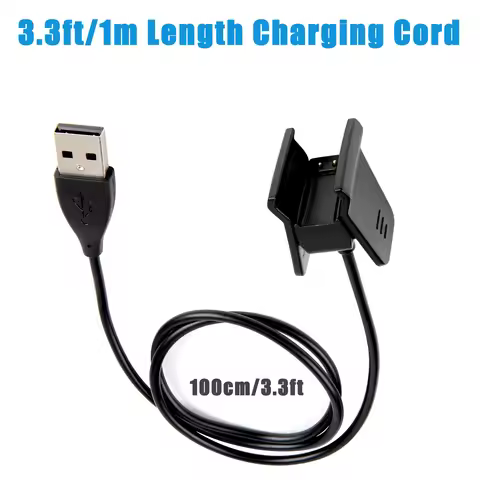 USB Plug Charger For Fitbit Alta Hr Replacement Clip Charging Cable Dock For Fitbit Alta Hr Smart Wa