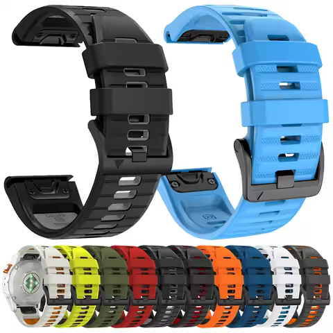 1:1 Official QuickFit Silicone Strap For Garmin Watch Forerunner 965 935 Band For Garmin Approach S6
