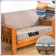 sponge(Customizable) 10cm/4inch 35D/50D Sponge Solid-Wood Sofa Seat Cushion,Non-slip Removable Washa