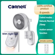 Cornell 3D WallL Air Circulation Fan Remote Control Home Kitchen Restaurant Indoor Shaking Head Hang