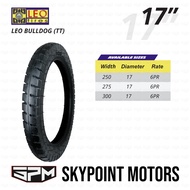 LEO BULLDOG TUBE-TYPE TIRE FOR TRICYCLE 2.50-17, 2.75-17, 3.00-17 (9314)