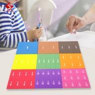 Sharprepublic 22x Magnetic Rainbow Fraction Tiles, Visual/Tactile Learning Magnetic Tiles