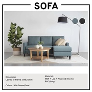 L Shape Fabric Sofa 3-seater