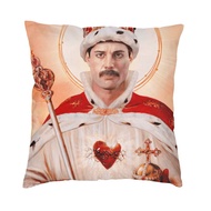 xzx180305   Saint Freddie Mercury หมอนสแควร์ตกแต่งอังกฤษนักร้อง Cushions โยนหมอนสำหรับรถพิมพ์ pillow