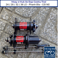 Moay ơ Hub Xe Đạp Costtu Tiral 24 Lỗ / 28 Lỗ / 32 Lỗ / 36 Lỗ (Bộ trước sau - Phanh đĩa) - Cối Nổ