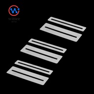 WITTEE 3Sets Guitar Fret Guard, 7.8cm Size Steel Fret Wrap, Professional Silver Color Fret Protector
