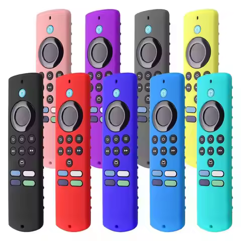 Silicone Case For Fire TV Stick Lite 2021 Remote Control Shockproof Anti-Slip Protective Cover for F