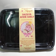 Isi 100 Cetak Roller Label Pengikat Penggulung Box Makanan MURAH