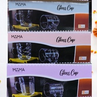6pcs Set of Handled Cups Beautiful Patterned Cups