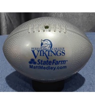 American Football Berry College Vikings Silver Stress ball No Packed.