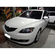 【FB搜尋桃園阿承】馬自達 超人氣MAZDA3跑13萬 5D 2007年 2.0 白色 二手車 中古車