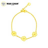 WAH CHAN 916 Gold Bracelet -  Flower Bracelet OSB1324