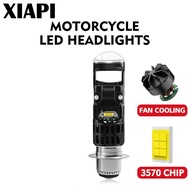XIAPI 1Pcs AC/DC 9-60V P15D H6M LED Motorcycle Mini Projector Headlight Bulb 6000K