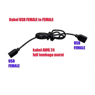 Usb female to female cable 1m 2M 3m 4m power extension cable connection