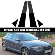 4pcs Pillar Posts Door Center B C Pillar Post Cover Fit For Audi A3 Sportback 5-door 2004-2013