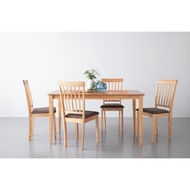 AIMIZON Dherment Dining Table, natural, 140x80 cm