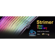Lian LI STRIMER 8PIN 24PIN RGB 200MM EXTENSION SLEEVE CABLE