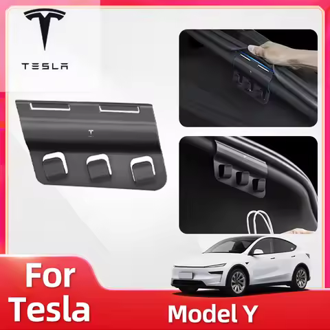 Car Sticker Hot High Quality 2025 For Tesla Model 3 Y Juniper Highland Trunk Side Hooks Trunk Side H