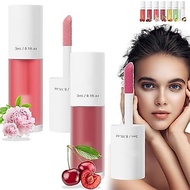 Minyak Bibir Aeki - Pewarna Minyak Bibir Aeki, Bibir Terhidrat dengan Kilauan Semula Jadi (2PCS-C)