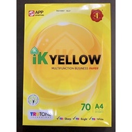 IK YELLOW MULTIFUNCTION A4 70gsm PAPER