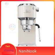 NaniNook  Vistas DeLonghi EC885.CR Semi-automatic Home Coffee Maker,Dedica Arte Espresso Machine,Cre