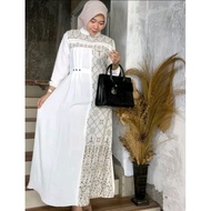 Cinta _Official - Gamis Tsabina Gamis mute swarovski Cringkle Motif Gamis Eid fashion women Busui fr