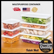 Fridge Organizer Box Transparent Sealed Containers Keep Food Fresh Bekas Simpan Makanan Dalam Peti Sejuk