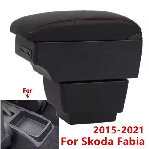 For Skoda Fabia Armrest Box For Skoda Fabia 3 III 2015-2021 Car Armrest Storage Box Interior Dedicat