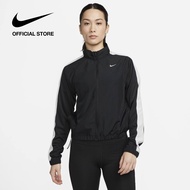 Nike Women's Swoosh Run Jacket - Black ไนกี้ เสื้อแจ็คเก็ต Swoosh Run - สีดำ