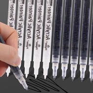 Acrylic Paint Pens - Black White Paint Marker Pen - Ultra Fine 0.7mm Pen Tip Ink Pen - Crafts Suppli