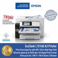 Printer EPSON L15160 L-15160 L 15160 A3 Duplex Pigment Print Scan Copy