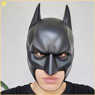 Latex Batman Mask Hood Halloween Cosplay Props Batman Mask Masquerade Headwear Helmet -LBE