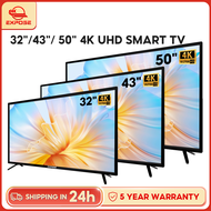 EXPOSE Smart TV 4K UHD Android TV  32 inch Android 12.0 LED murah LED Television 43 inch Smart TV 50 Inch 5-year warranty