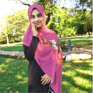 Shawl Bubble Glitter Floral