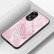 Casing hp For OPPO A58 4G A78 4G A78 5G A58X 5G A1X A2X 5G Case Casing Butterfly pattern gemstone si